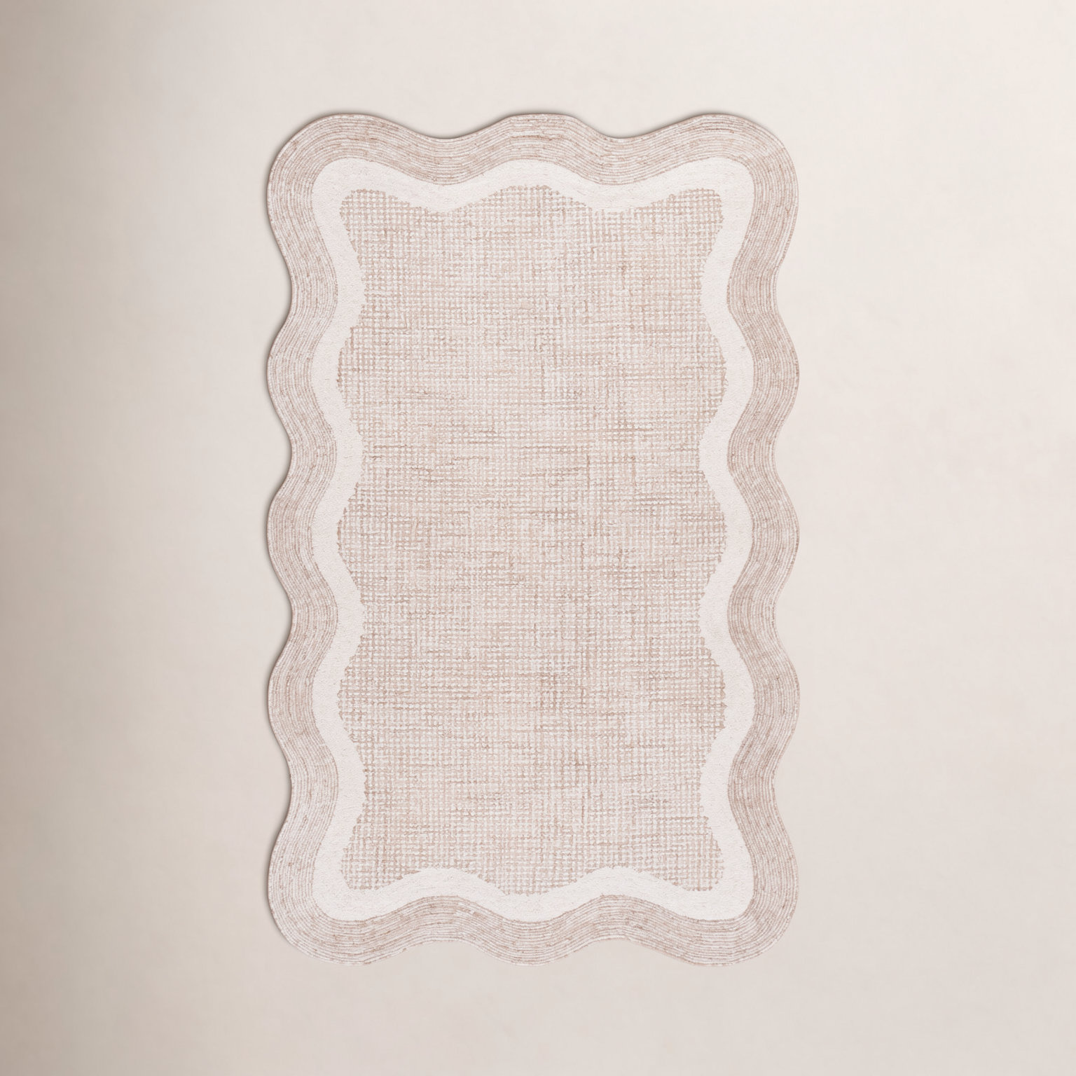 Hand-Tufted Geometric Wool Rug, Rectangle 8' x 10'