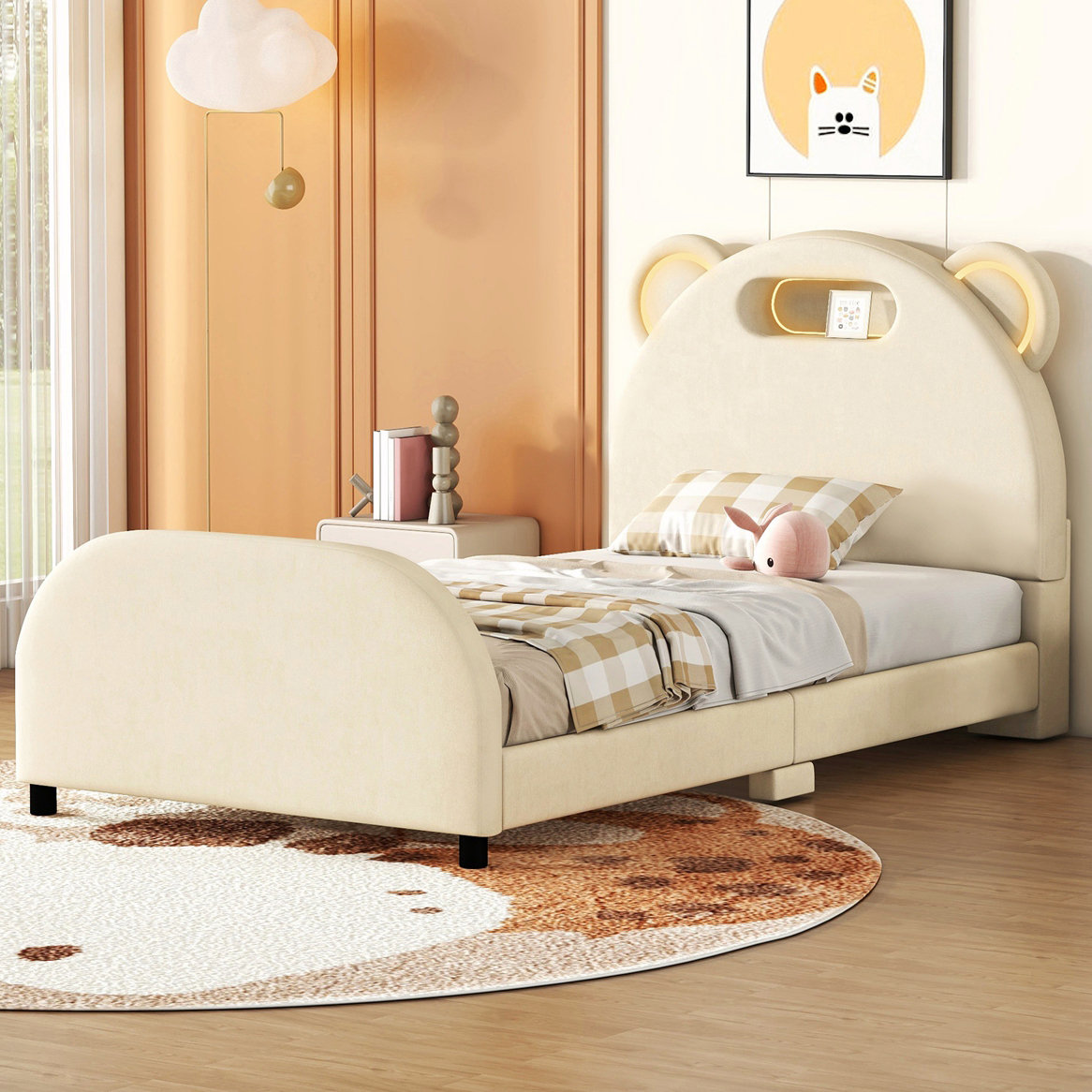 Zoomie Kids Aarthi Upholstered Platform Bed | Wayfair