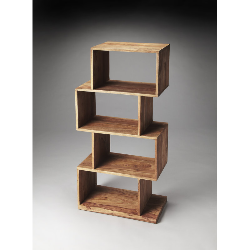 Stockholm 4 Shelf 21.5"W Etagere Bookshelf, Brown