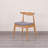 Set Of 2 Rubberwood Dining Chairs With Backrest And Comfort Cushions