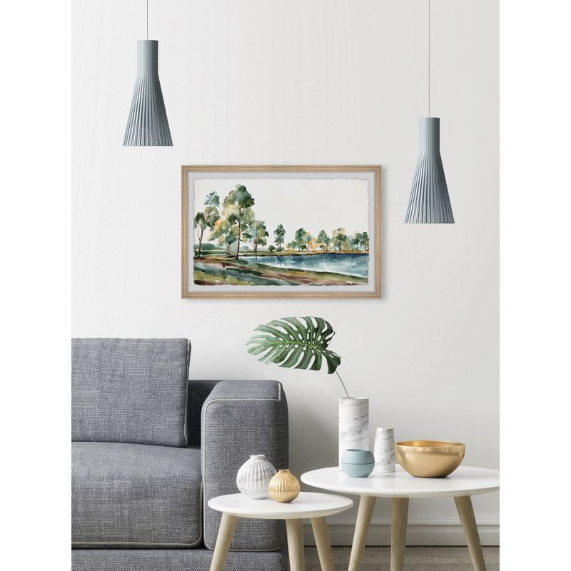 Wander Without Purpose 1 Piece Single Picture Frame Painting, 20cm H x 30cm W x 3.81cm D