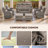 Wickes Haven 5-Person PE Wicker Outdoor Patio Conversation Set With Sofa Swivel Glider Chairs And 6" Thickness Cushions-120284873-120284869