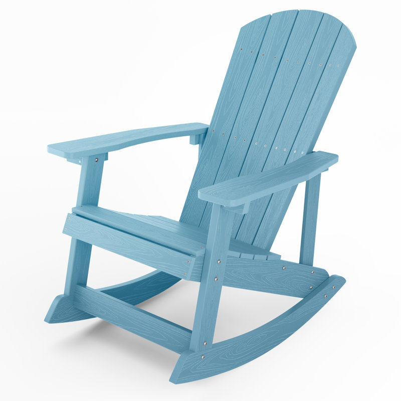 Chaise berçante Harir , Bleu