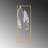 Hand-Painted Decorative Metal Wall Accessory, 12.6 x 35.4 x 2.0 inches | 100% Durable Metal Construction, Lightweight at 2.4 lbs | Unique Color Variations for Personalized Home Decor, Ideal for Living Room or Bedroom