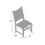 St. Tropez Teak Patio Dining Side Chair-17433167