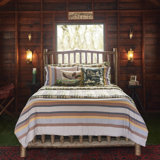 Camp Wandawega Flannel Stripe Reversible Comforter Set