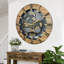 Solid Wood Wall Clock-1163169026