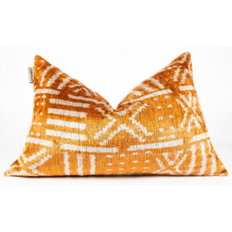 Velvet Lumbar Pillow Cover & Insert