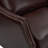 33.4" W Genuine Leather Upholstered Accent Armchair-2126048648