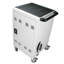 Chariot de charge mobile et armoire pour tablettes PC portable 30 appareils avec serrure à combinaison (blanc)-120691110