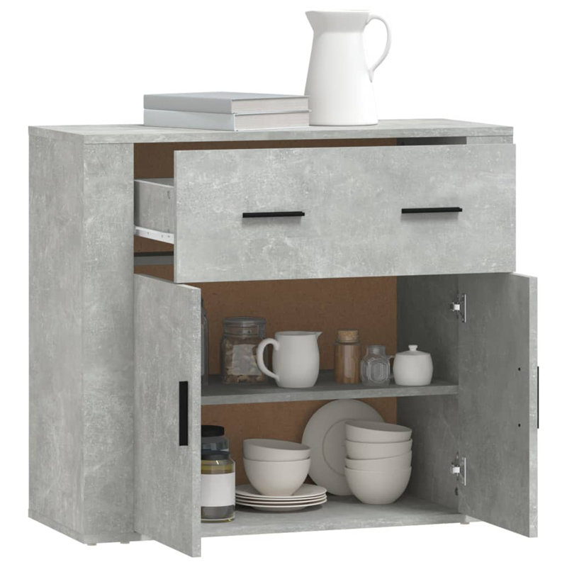 Kalisia 80cm Sideboard, Concrete Grey