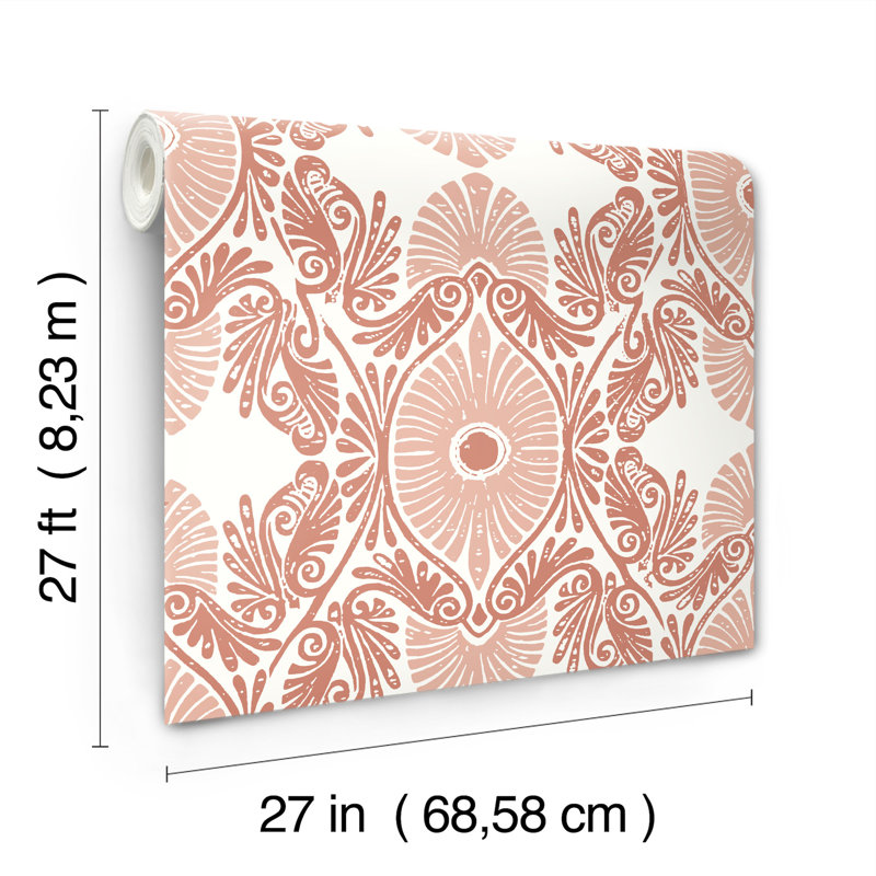 Giry Wallpaper Roll, Red