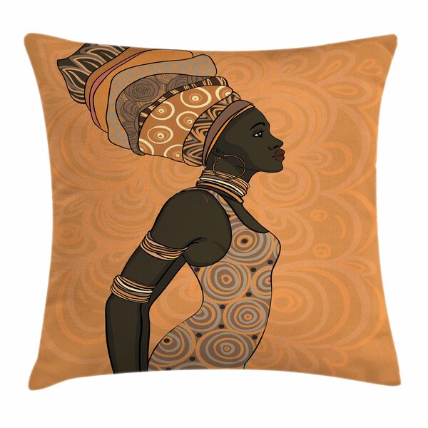 Bless international African Woman Indigenous People Square Pillow Cover ...