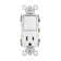 Radiant 15 Amp Combination Single Pole/3-way Switch With Tamper Resistant Outlet