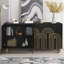 Sideboard with 4 Storage Doors + Adjustable Shelves-1416098343