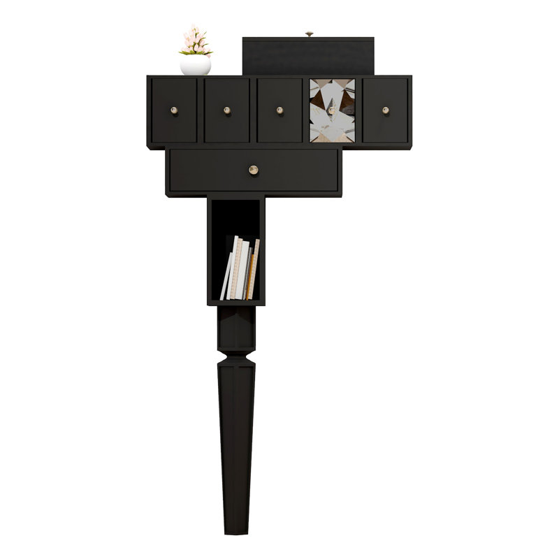 Adrene 60cm Console Table, Black