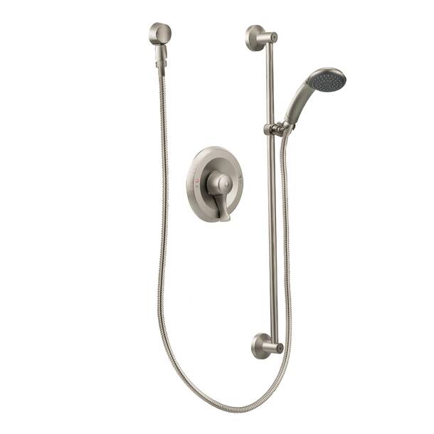 8342 Moen Commercial Pressure Balanced Complete Shower System with Posi ...