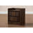Caden Cassidi Walnut Brown Finished Wood 1-Door Nightstand-712721643