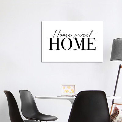 Home Sweet Home by Mambo Art Studio - Wrapped Canvas Gallery-Wrapped Canvas Giclée