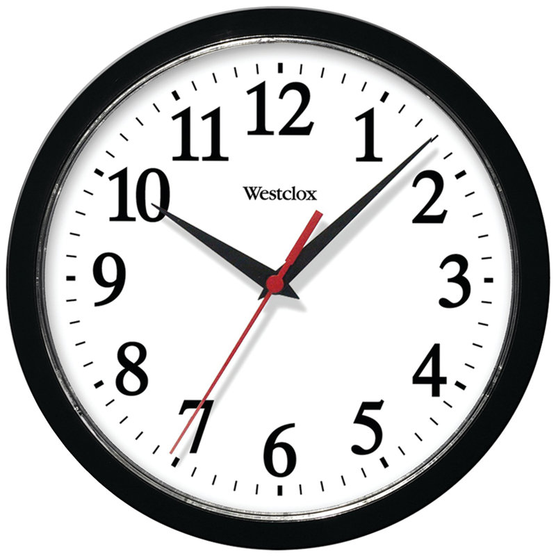 Newbury Wall Clock, Black
