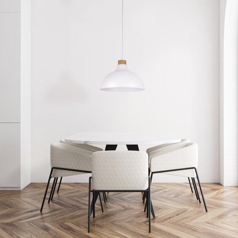 Ahumada 1 - Light Dome Pendant, White