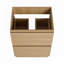 Ensemble de meuble-lavabo simple 24 po avec plateau en céramique Aryah-1208691043