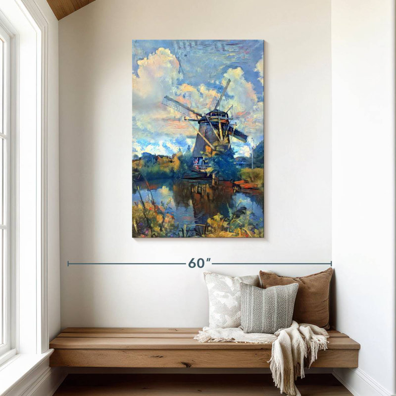 Lilie Amsterdam Windmill, 45" H x 30" W