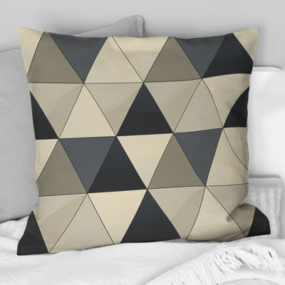 Coussin Black Greytriangle - Mid-Century