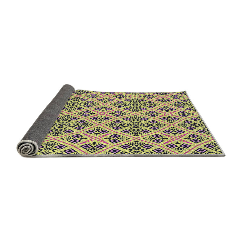 Geometric Indoor Rug, Round 6'
