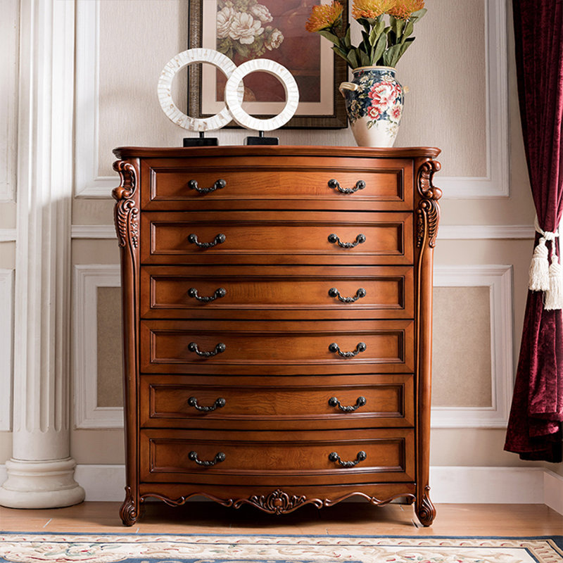 Armoire d'appoint en bois manufacturé brun massif