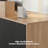 Rectangular Reception Desk With Storage Cabinet And Open Shelves-87177200
