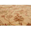 Tapis de lit à main orange/beige 7 pi 3 po x 10 pi 9 po à la main one-of-a-kind-noué la 1990 melis Danuel