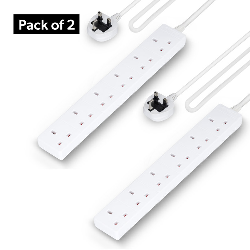 Geepas 6 Gang Extension Rod | Wayfair.co.uk