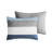 Stripe Comforter Set With Bed Sheets Blue/Grey-126579799