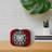 QHE206RLH Basic Alarm Clock, Red-1008335501