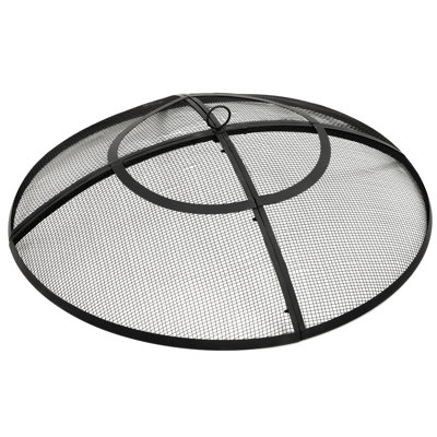 Pare-étincelles rond pour foyer extérieur - 36 po de diamètre