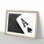 The Ace of Spades - Picture Frame Painting Print-56712521-56712525
