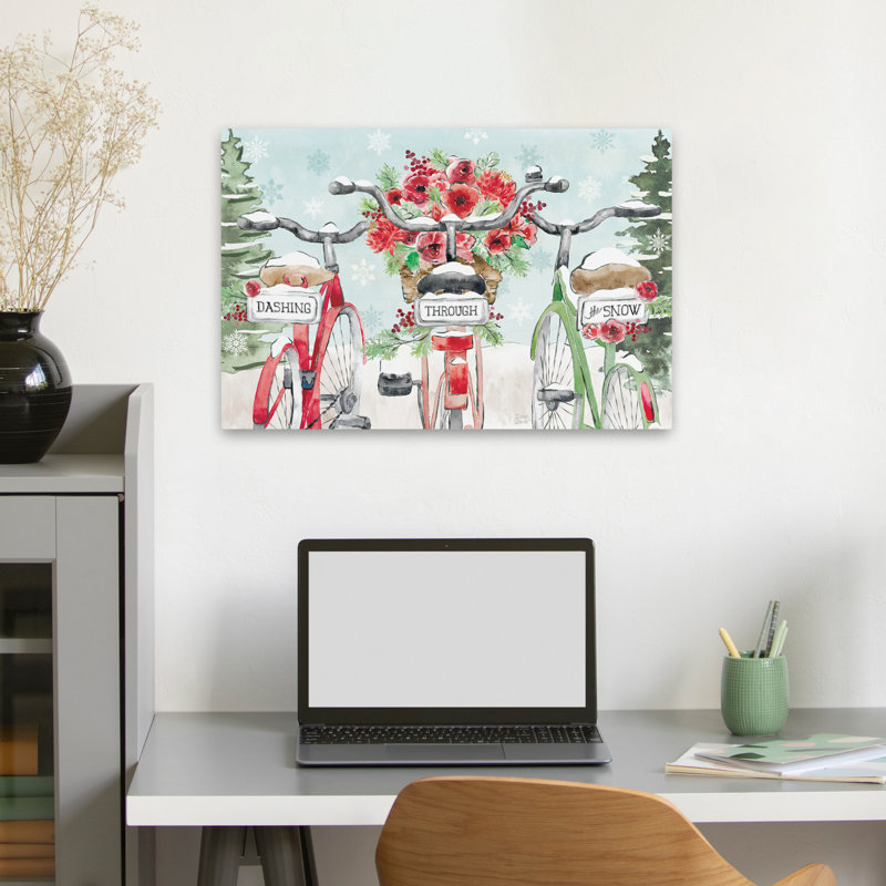 «Holiday Ride IV - Christmas Berries», H 16 po x l 24 po