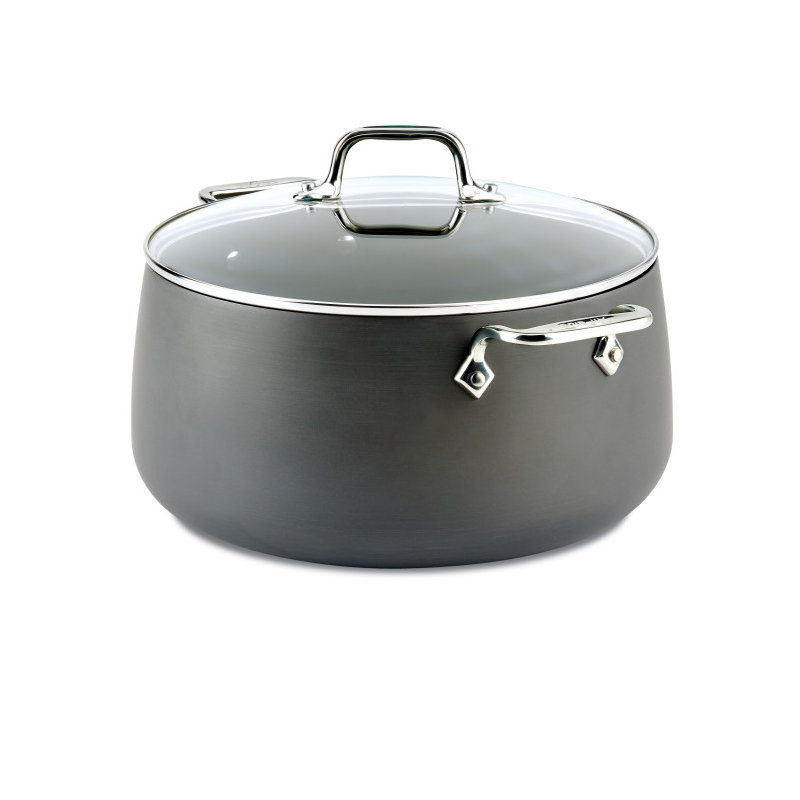 Ha1™ Aluminum Stock Pot with Lid, 8 qt.
