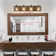 Dimmable Vanity Light with Seeded Glass
