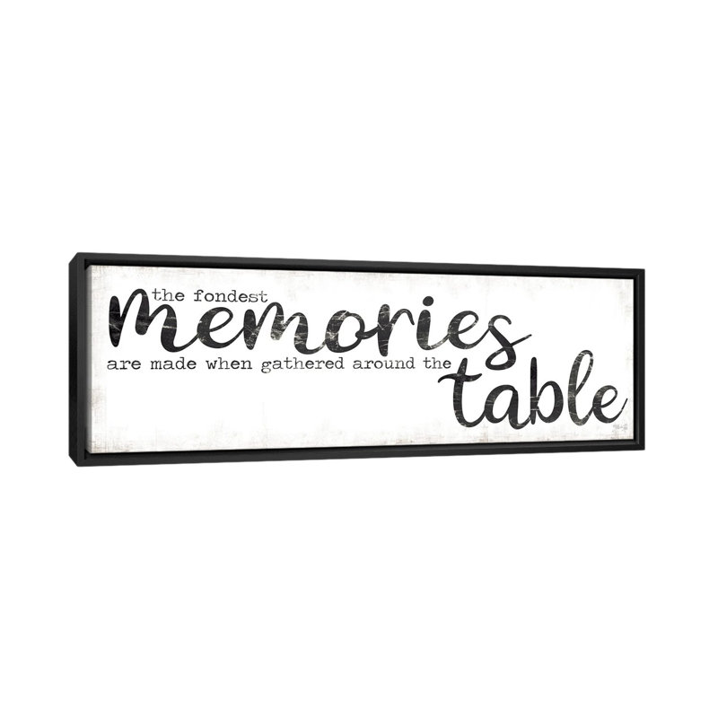 The Fondest Memories by Marla Rae - Panoramic Print on Canvas, 152.4 cm H x 50.8 cm W, Black Floater Frame