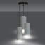 Ealidh 3 - Light Steel Cluster Pendant-1003565734
