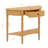 Solid Wood Half Moon Console Table With Drawer – Entryway Accent Table With Storage-122653140