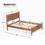 Lit plateforme tapissier Samson
