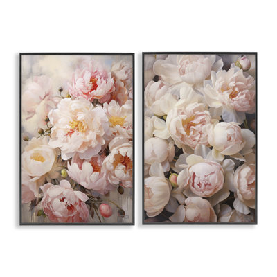 Ensemble de 2 giclées roses tendres par Roozbeh Bahramali