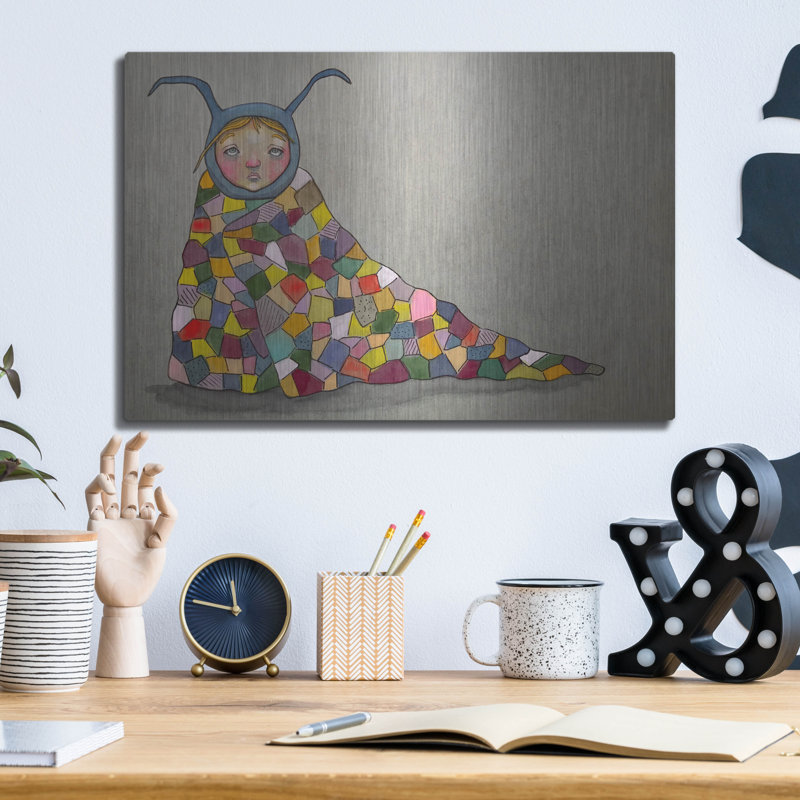  'Security Blanket' by Bebe Keith Metal Wall Art, 16" x 12", 12" H x 16" W