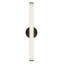 Tectra 24-in Black dimmable LED Wall Sconce-1952623457