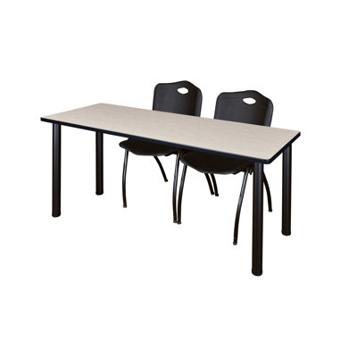 Plateau de table Regency Kee et chaises empilables 2 M