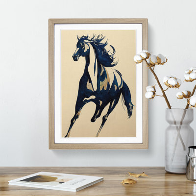 Running Horse - Framed Print