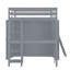 Lit mezzanine avec garde-robe, bureau et tablettes-1456497730